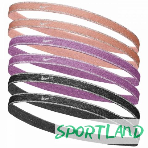 Opaski na głowę Nike Swoosh Sport metalic N1002008646OS N/A Opaski na głowę Nike Swoosh Sport metalic N1002008646OS N/A