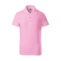 Koszulka polo Malfini Pique Polo Jr MLI-22230 różowy 146 cm/10 lat