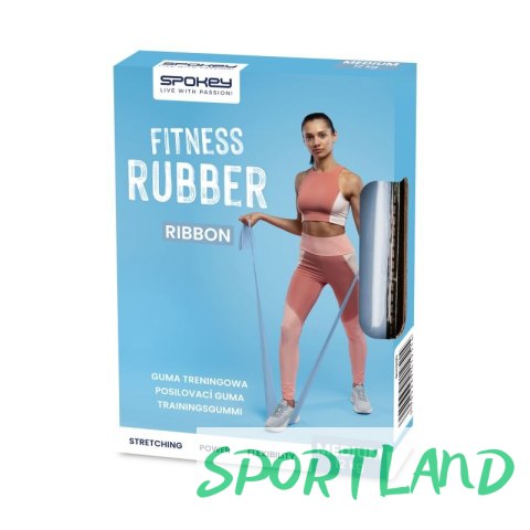 Guma fitness medium 200 cm Spokey RIBBON 200x15x0,0 Guma fitness medium 200 cm Spokey RIBBON 200x15x0,0