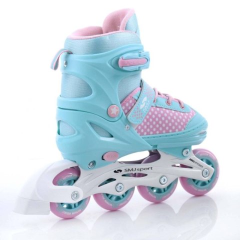Rolki regulowane SMJ sport 2w1 Jr Lili 30-33 Rolki regulowane SMJ sport 2w1 Jr Lili 30-33