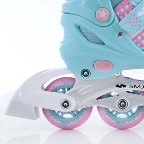 Rolki regulowane SMJ sport 2w1 Jr Lili 30-33 Rolki regulowane SMJ sport 2w1 Jr Lili 30-33