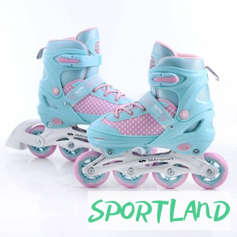Rolki regulowane SMJ sport 2w1 Jr Lili 38-41 Rolki regulowane SMJ sport 2w1 Jr Lili 38-41