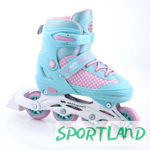 Rolki regulowane SMJ sport 2w1 Jr Lili 38-41 Rolki regulowane SMJ sport 2w1 Jr Lili 38-41