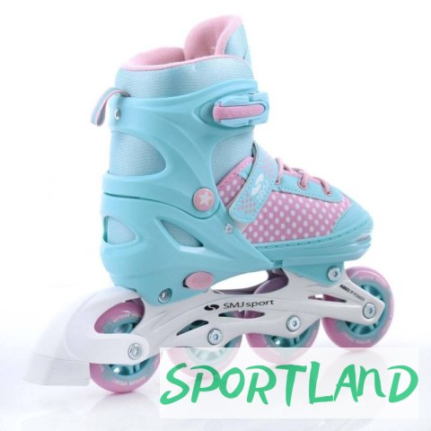 Rolki regulowane SMJ sport 2w1 Jr Lili 38-41 Rolki regulowane SMJ sport 2w1 Jr Lili 38-41
