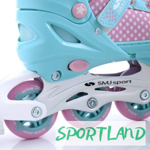 Rolki regulowane SMJ sport 2w1 Jr Lili 38-41 Rolki regulowane SMJ sport 2w1 Jr Lili 38-41