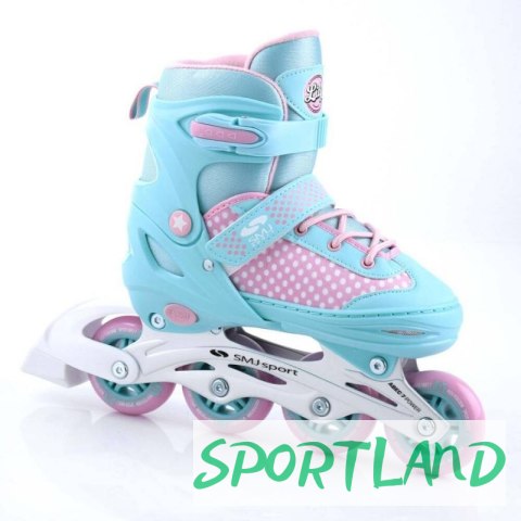 Rolki regulowane SMJ sport 2w1 Jr Lili 38-41 Rolki regulowane SMJ sport 2w1 Jr Lili 38-41