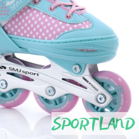 Rolki regulowane SMJ sport 2w1 Jr Lili 38-41 Rolki regulowane SMJ sport 2w1 Jr Lili 38-41
