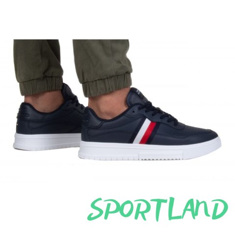 Buty Tommy Hilfiger Supercup Leather Stripes M FM0FM04824 DW5 44 Buty Tommy Hilfiger Supercup Leather Stripes M FM0FM04824 DW5 44