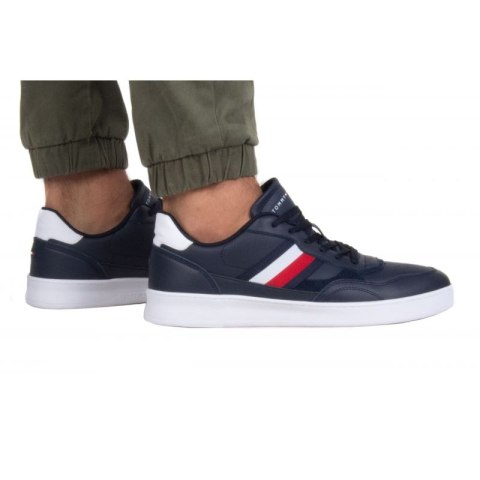 Buty Tommy Hilfiger Court Cupsole Retro Lth Stripes M FM0FM04828 DW5 43 Buty Tommy Hilfiger Court Cupsole Retro Lth Stripes M FM0FM04828 DW5 43