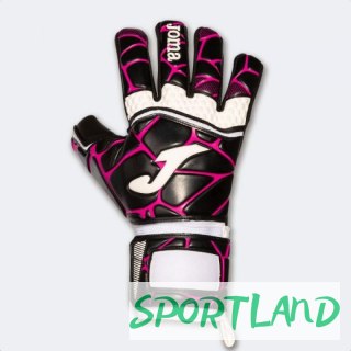 GK- PRO GOALKEEPER GLOVES BLACK FUCHSIA 12