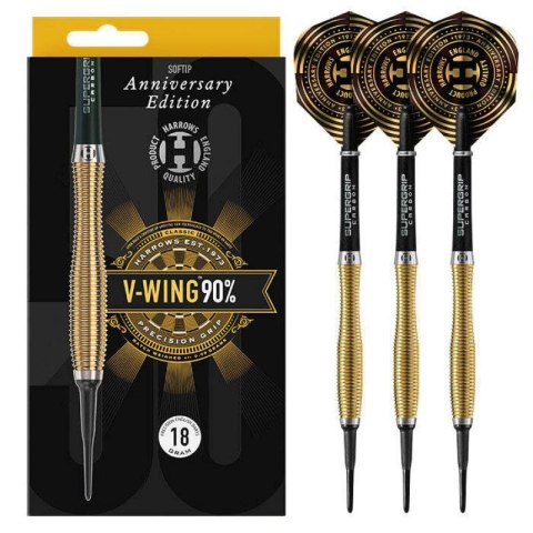 Rzutki Harrows V-Wing 90% 50th Anniversary Edition steeltip 18 g Rzutki Harrows V-Wing 90% 50th Anniversary Edition steeltip 18 g