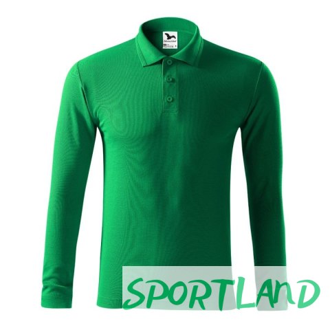 Koszulka polo Malfini Pique Polo LS M MLI-22116 zieleń trawy 2XL Koszulka polo Malfini Pique Polo LS M MLI-22116 zieleń trawy 2XL