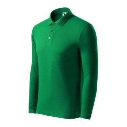 Koszulka polo Malfini Pique Polo LS M MLI-22116 zieleń trawy L