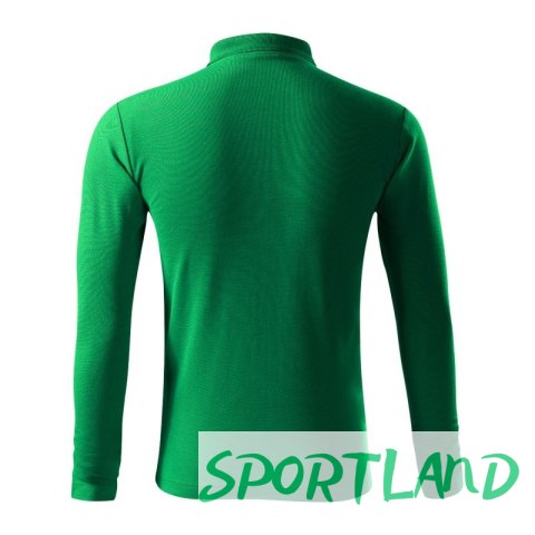 Koszulka polo Malfini Pique Polo LS M MLI-22116 zieleń trawy L Koszulka polo Malfini Pique Polo LS M MLI-22116 zieleń trawy L