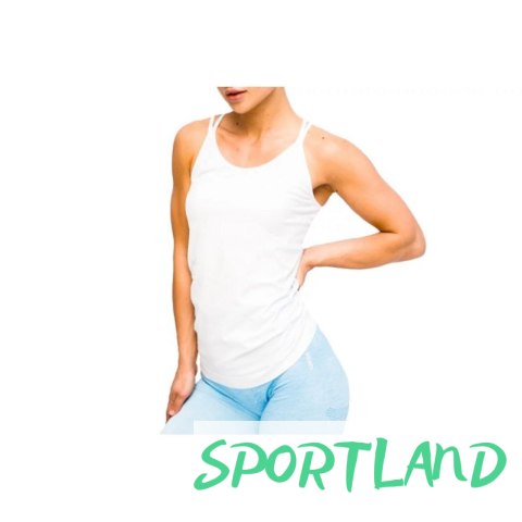 Koszulka GymHero L.A Classic Basic Tee W WHITE-TEE L Koszulka GymHero L.A Classic Basic Tee W WHITE-TEE L