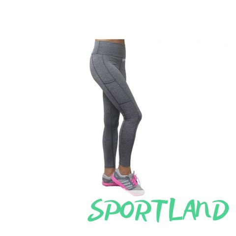Legginsy GymHero Leggins W PUSHUP-GREY S Legginsy GymHero Leggins W PUSHUP-GREY S