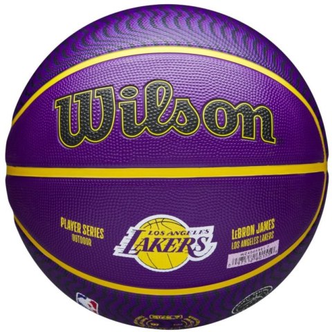 Piłka Wilson NBA Player Icon LeBron James Outdoor Ball WZ4027601XB 7 Piłka Wilson NBA Player Icon LeBron James Outdoor Ball WZ4027601XB 7