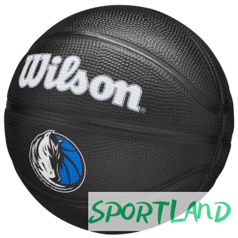 Piłka do koszykówki Wilson Team Tribute Dallas Mavericks Mini Ball WZ4017609XB 3 Piłka do koszykówki Wilson Team Tribute Dallas Mavericks Mini Ball WZ4017609XB 3