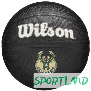 Piłka do koszykówki Wilson Team Tribute Milwaukee Bucks Mini Ball WZ4017606XB 3