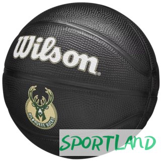 Piłka do koszykówki Wilson Team Tribute Milwaukee Bucks Mini Ball WZ4017606XB 3