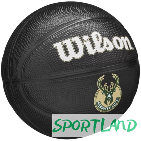 Piłka do koszykówki Wilson Team Tribute Milwaukee Bucks Mini Ball WZ4017606XB 3 Piłka do koszykówki Wilson Team Tribute Milwaukee Bucks Mini Ball WZ4017606XB 3