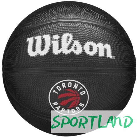 Piłka do koszykówki Wilson Team Tribute Toronto Raptors Mini Ball WZ4017608XB 3 Piłka do koszykówki Wilson Team Tribute Toronto Raptors Mini Ball WZ4017608XB 3