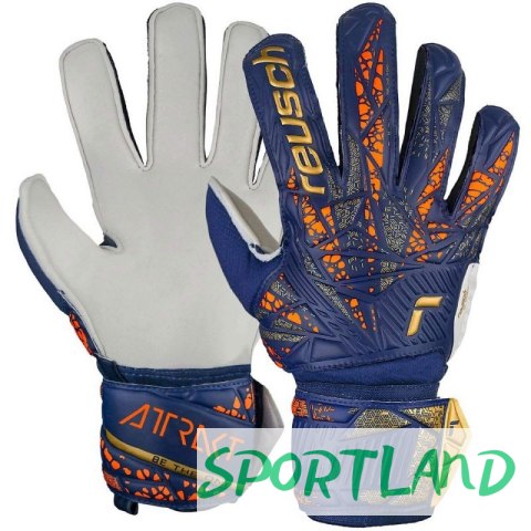 Rękawice bramkarskie Reusch Attrakt Solid Jr 5472515 4410 7,5 Rękawice bramkarskie Reusch Attrakt Solid Jr 5472515 4410 7,5