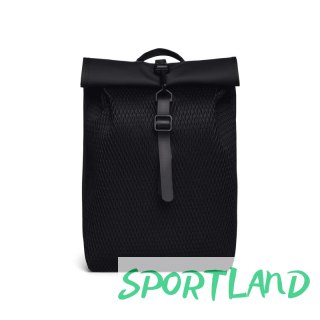 Plecak Rains Rolltop Rusksack Mesh Mini Black W3 13350 01 uniwersalny