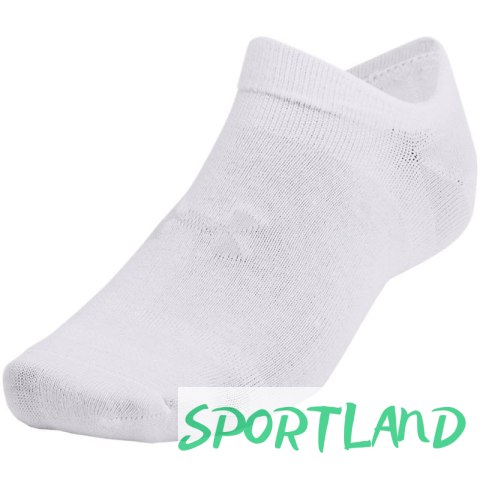 Skarpety Under Armour Essential 6 Pack No Show 1382611 100 L Skarpety Under Armour Essential 6 Pack No Show 1382611 100 L