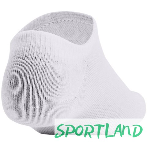 Skarpety Under Armour Essential 6 Pack No Show 1382611 100 L Skarpety Under Armour Essential 6 Pack No Show 1382611 100 L