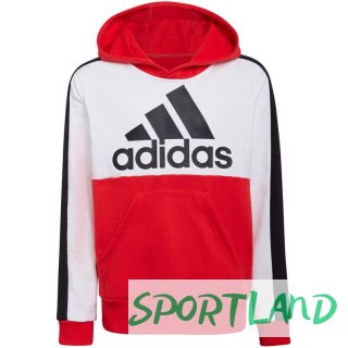 Bluza adidas Colorblock Fleece Hoodie Jr HC5657 116cm
