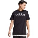 Koszulka adidas Essentials Single Jersey Linear Embroidered Logo Tee M IC9274 L