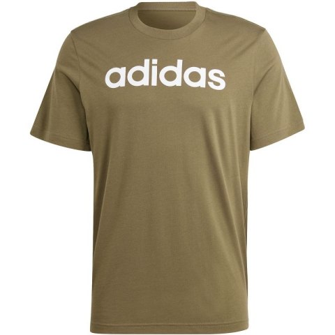 Koszulka adidas Essentials Single Jersey Linear Embroidered Logo Tee M IC9280 L