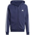 Bluza adidas Essentials Fleece 3-Stripes Full-Zip Jr IJ6478 XS