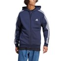 Bluza adidas Essentials Fleece 3-Stripes Full-Zip Jr IJ6478 XS