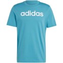 Koszulka adidas Essentials Single Jersey Linear Embroidered Logo Tee M IJ8655 M