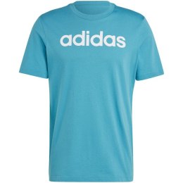 Koszulka adidas Essentials Single Jersey Linear Embroidered Logo Tee M IJ8655 M