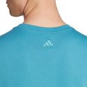 Koszulka adidas Essentials Single Jersey Linear Embroidered Logo Tee M IJ8655 S