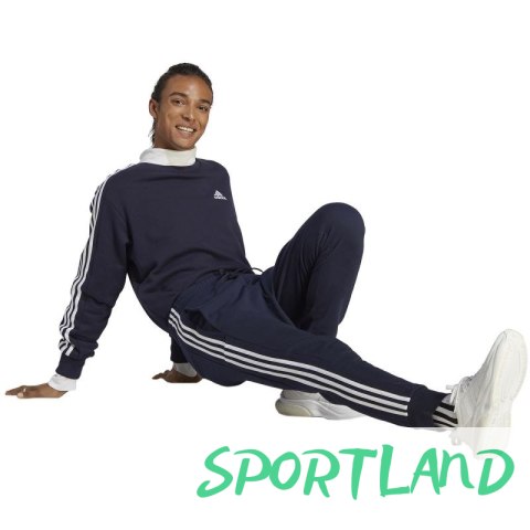 Spodnie adidas Essentials French Terry Tapered Cuff 3-Stripes M IC9406 M Spodnie adidas Essentials French Terry Tapered Cuff 3-Stripes M IC9406 M