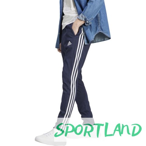 Spodnie adidas Essentials Single Jersey Tapered Open Hem 3-Stripes M IC0045 M Spodnie adidas Essentials Single Jersey Tapered Open Hem 3-Stripes M IC0045 M