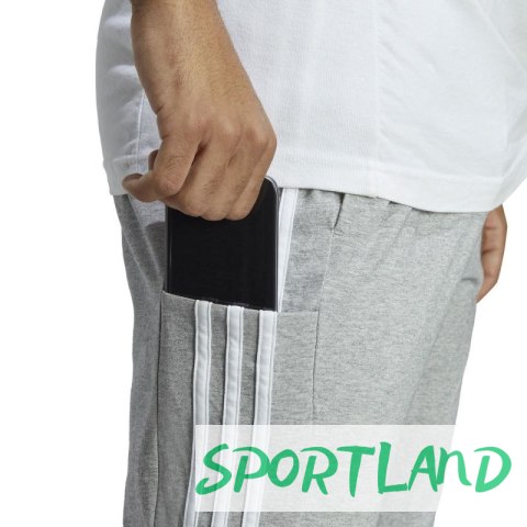 Spodnie adidas Essentials Single Jersey Tapered Open Hem 3-Stripes M IC0046 XL Spodnie adidas Essentials Single Jersey Tapered Open Hem 3-Stripes M IC0046 XL