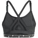 Stanik sportowy adidas Aeroreact Training Light-Support 3-Stripes Bra W HC7870 M