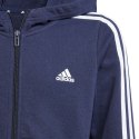 Bluza adidas Essentials 3-Stripes Full-Zip Hoodie Jr IB1667 164cm