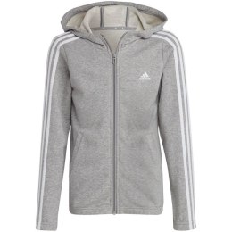 Bluza adidas Essentials 3-Stripes Full-Zip Hoodie Jr IC3635 140cm