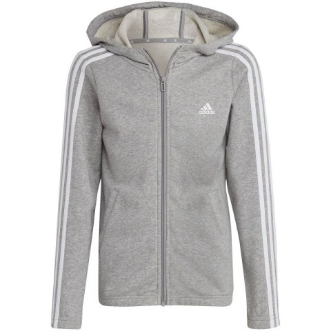 Bluza adidas Essentials 3-Stripes Full-Zip Hoodie Jr IC3635 140cm