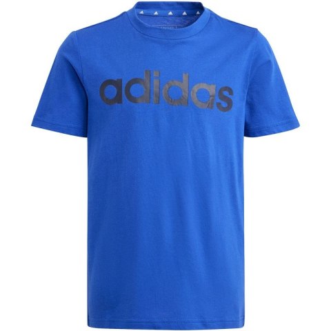 Koszulka adidas Essentials Linear Logo Cotton Tee Jr IB4090 164cm