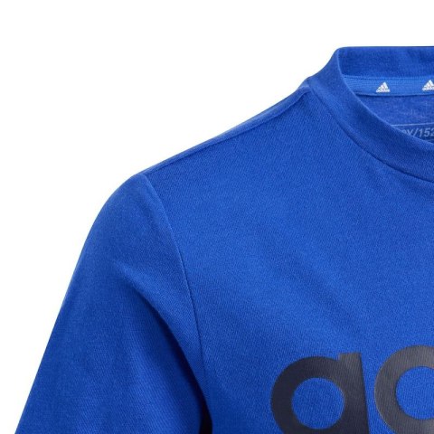 Koszulka adidas Essentials Linear Logo Cotton Tee Jr IB4090 164cm Koszulka adidas Essentials Linear Logo Cotton Tee Jr IB4090 164cm