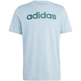 Koszulka adidas Essentials Single Jersey Linear Embroidered Logo Tee M IJ8651 M