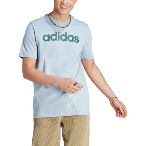 Koszulka adidas Essentials Single Jersey Linear Embroidered Logo Tee M IJ8651 M Koszulka adidas Essentials Single Jersey Linear Embroidered Logo Tee M IJ8651 M