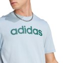 Koszulka adidas Essentials Single Jersey Linear Embroidered Logo Tee M IJ8651 M
